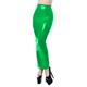 XS-7XL PVC Leather Pencil Skirt for Women Zip High Waist PU Latex Leather Long Skirts Tight Clothes,Malachite Green,4XL