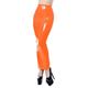 XS-7XL PVC Leather Pencil Skirt for Women Zip High Waist PU Latex Leather Long Skirts Tight Clothes,Orange,6XL