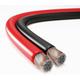 ETEC, Lautsprecher-Kabel 30 Meter, CCA Boxenkabel, 2x4,00mm² Kabel-Querschnitt, rot/schwarz