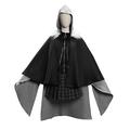 EXOTUF Gurei Cosplay Costume Anime Girl Black Cloak Dress Set Halloween Party Outfit,Set-L
