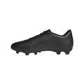 adidas Unisex Accuracy.4 Football Boots Flexible Ground Shoes, Black/Black/White, 9.5 Women/8.5 Men