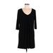 Daisy Fuentes Casual Dress: Black Dresses - Women's Size Medium