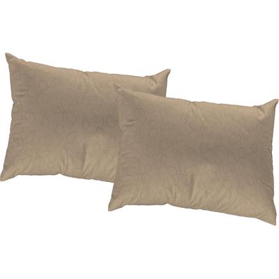 Kissenhülle WIRTH "Westport" Gr. 2, grau (taupe), B:50cm L:50cm, Polyester, Obermaterial: 100% Polyester, Kissenbezüge Image