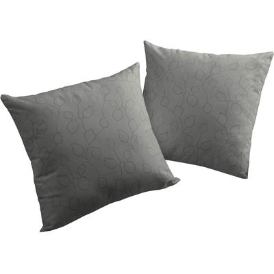 Kissenhülle WIRTH "Westport" Gr. 2, grau (dunkelgrau), B:50cm L:50cm, Polyester, Obermaterial: 100% Polyester, Kissenbezüge Image