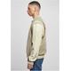 Allwetterjacke SEAN JOHN "Sean John Herren SJ Script Logo Collegejacket" Gr. M, beige (sand, light sand) Herren Jacken Übergangsjacken