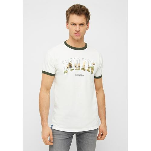 "T-Shirt DERBE ""Schamoin"" Gr. XXL, weiß (off, white) Herren Shirts T-Shirts Made in Portual"