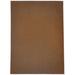 KAVKA DESIGNS Chair Mat w/ Straight Edge in Brown | 0.1 H x 5 W x 7 D in | Wayfair MWOMT-17302-5X7-KAV3501