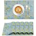 Ruvanti Dining Table Rectangle Placemats 100% Cotton Multi Pattern 13x19 Inches Cotton in Gray | 19 H x 13 W x 1 D in | Wayfair ZT-PMCT-0029