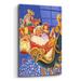 The Holiday Aisle® Jabarr 'Santa Sleigh Sparkles' By Christopher Nick, Acrylic Glass Wall Art, 16"X24" Plastic/Acrylic | Wayfair