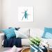 August Grove® Lakemia Turquoise Bug On Canvas Print Canvas in Blue/White | 20 H x 20 W x 0.8 D in | Wayfair 37E87860EB63479CB193A5DAEEACF889