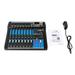 OUKANING 8 Channel Studio Audio Mixer Bluetooth USB Digital Sound Mixing Console Board DJ Mixer Sound Board