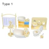 1 Set Gift Photo Props Fairy Garden Dollhouse Accessories Miniature Furnitures Set Playing House Micro Landscape TYPE 1