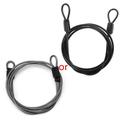 TRINGKY Bicycle Cable Lock Cycling Sports Stainless Bike Security Cable Scooter Lock with Double End Loops U-Locks with Padlocks