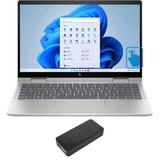 HP Envy 14-es00 Home/Business 2-in-1 Laptop (Intel i5-1335U 10-Core 14.0in 60 Hz Touch Full HD (1920x1080) Intel Iris Xe 8GB RAM 512GB SSD Win 11 Home) with DV4K Dock