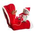 Santa Dog Costume Christmas Pet Clothes Santa Claus Riding Pet Costumes Party Dressing up Dogs Cats Outfit for Small Medium Dogs Cats