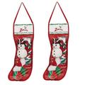 Dog Toy Holiday Christmas Stockings 4 Red Green Play Gift Packs Choose Quantity (2 Stockings)