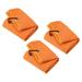 Uxcell 24 x16 Golf Towels Tri Fold Waffle Pattern Towels Soft Fiber with D Clip Orange 3 Pack