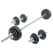 YORK Contour Cast Iron Spinlock Dumbbell Barbell Set