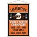 MLB San Francisco Giants - Champions Wall Poster with Wooden Magnetic Frame 22.375 x 34