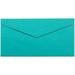 monarch colored envelopes - 3 7/8 x 7 1/2 - sea blue recycled - bulk 1000/carton