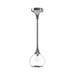 PD524006CHCL-Alora Lighting-Hazel - 1 Light Pendant-8.38 Inches Tall and 6.63 Inches Wide-Chrome Finish-Clear Glass Color