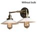 Wall Sconce Lighting Industrial 2 Light Wall Mounted Indoor Wall Light Fixtures with Metal Shadeï¼ŒLight for Kitchen Living Room Hallway Wall White