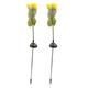 HElectQRIN Outdoor Sunflower Solar Lights Solar Flowers Lights 2Pcs Sunflower Solar Lights IP65 Waterproof Low Power Consumption LED Decorative Solar Flowers Lights For Outdoor Garden