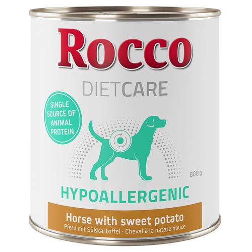 6x 800g Diet Care Hypoallergen Pferd Rocco Hundefutter nass