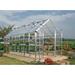 Canopia Snap & Grow Greenhouse Aluminum/Polycarbonate Panels in Gray | 102.4 H x 98 W x 194 D in | Wayfair HG8016