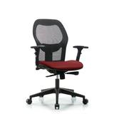 Inbox Zero Ergonomic Task Chair Upholstered in Red/Black | 44.25 H x 26.5 W x 26.5 D in | Wayfair 3F607F48E2664C64A982E43CF28FAC6A