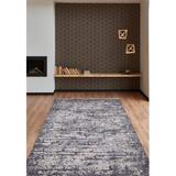 Black 59 x 39 x 1 in Area Rug - 17 Stories Rexford Cotton Indoor/Outdoor Area Rug w/ Non-Slip Backing Cotton | 59 H x 39 W x 1 D in | Wayfair