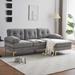 Mercer41 Nerijus 83" Velvet Sofa Velvet in Gray | 34.2 H x 83 W x 54.3 D in | Wayfair 54DA1BC1F32F43CAB31567EBCC844D55