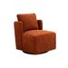 Sofa Chair - Barrel Chair - Latitude Run® Tumi 24.41" Wide Swivel Barrel Chair, Accent Chair, Sofa Chair for Living Room Wood in Brown | Wayfair