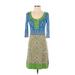 Juicy Couture Casual Dress: Green Dresses - Women's Size P