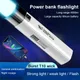 Lampe de poche Portable LED puissante Rechargeable par USB lampe torche d'urgence projecteur de