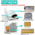 TONEPIE-Bac à Litière existent pour Chat Accessoires Porte Capsule Astronomique Écran de