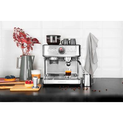 GASTROBACK Siebträgermaschine "42626 Design Espresso Advanced Duo" Kaffeemaschinen silberfarben Kaffeemaschinen