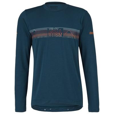 Zimtstern - Trailflowz Shirt L/S - Longsleeve Gr M blau Image