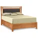 Copeland Furniture Monterey Storage Bed with Upholstered Panel - 1-MON-25-03-STOR-Wooly Light Smoke