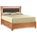 Copeland Furniture Monterey Storage Bed with Upholstered Panel - 1-MON-22-23-STOR-Wooly White