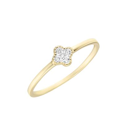 Luigi Merano - Ring Oberteil Blüte, mit funkelnden Brillanten, Gold 585 Ringe 1 ct Gold Damen