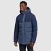 Eddie Bauer Men's Winter Coat Seabeck Down Parka Puffer Jacket - Indigo Blue - Size S