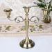 Candle Holder European Style Candle Stick Candelabra Wedding Candlestick Holders Wedding Candlestick Holders Home Decor Wedding Superior in Quality Sturdy and Durable Candle Holder Bronze Three Heads
