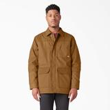 Dickies Men's Waxed Canvas Chore Coat - Brown Duck Size M (TJ401)