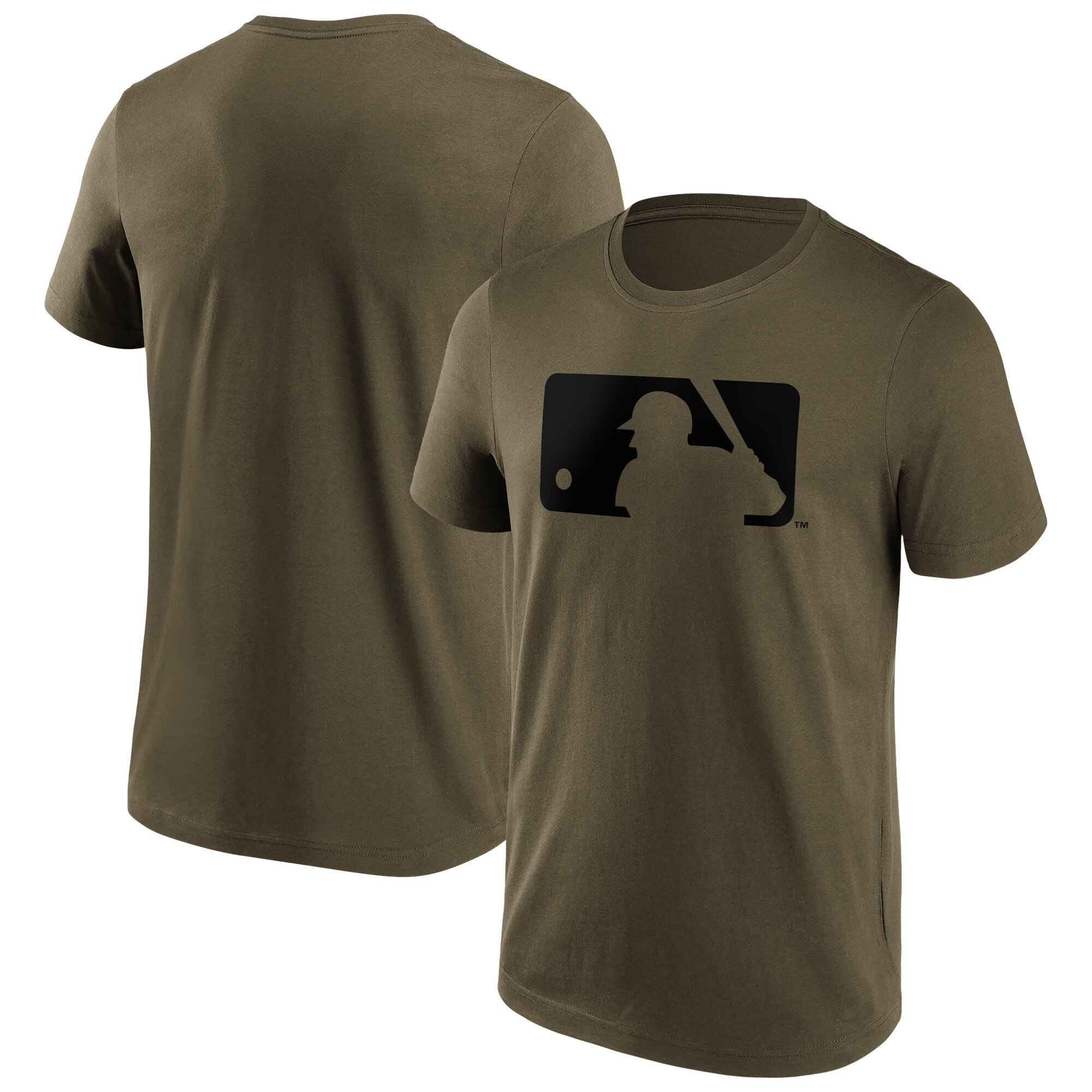 MLB Iconic Preferred Logo Grafik-T-Shirt – Khaki – Herren Image
