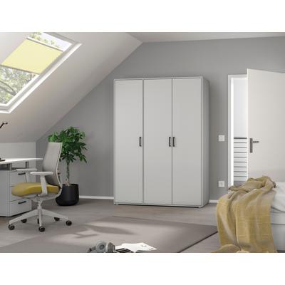 Kleiderschrank RAUCH "VOYAGER Otto´s Choice Garderobe Wäscheschrank TOPSELLER Schlafzimmer", weiß (alpinweiß), B:140cm H:194cm T:53cm, Holzwerkstoff, Schränke, Schrank mit modernen Griffen in viel Stauraum MADE IN GERMANY, Topseller Image