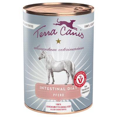 12x 400g Terra Canis Alimentum Veterinarium Intestinal Pferd Hundefutter nass