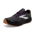 BROOKS Damen Divide 4 GTX Sneaker, Black/Blackened Pearl/Purple, 36 EU