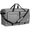 bago Holdall Bags for Men & Women - 140L Spaciously Large Holdall Bag with Shoe Compartment - Travel The World in Style & Convenience - Durable, Lightweight & Foldable Duffle Bag (SnowGray)