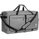 bago Holdall Bags for Men & Women - 140L Spaciously Large Holdall Bag with Shoe Compartment - Travel The World in Style & Convenience - Durable, Lightweight & Foldable Duffle Bag (SnowGray)